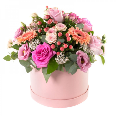 Secret Whispers - This luxury arrangement of flowers in a stylish Hat Box will be remembered for a long time! Secret Whispers - This luxury arrangement of flowers in a stylish Hat Box will be remembered for a long time!